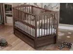 Кроватка детская Радуга Цвет Орех