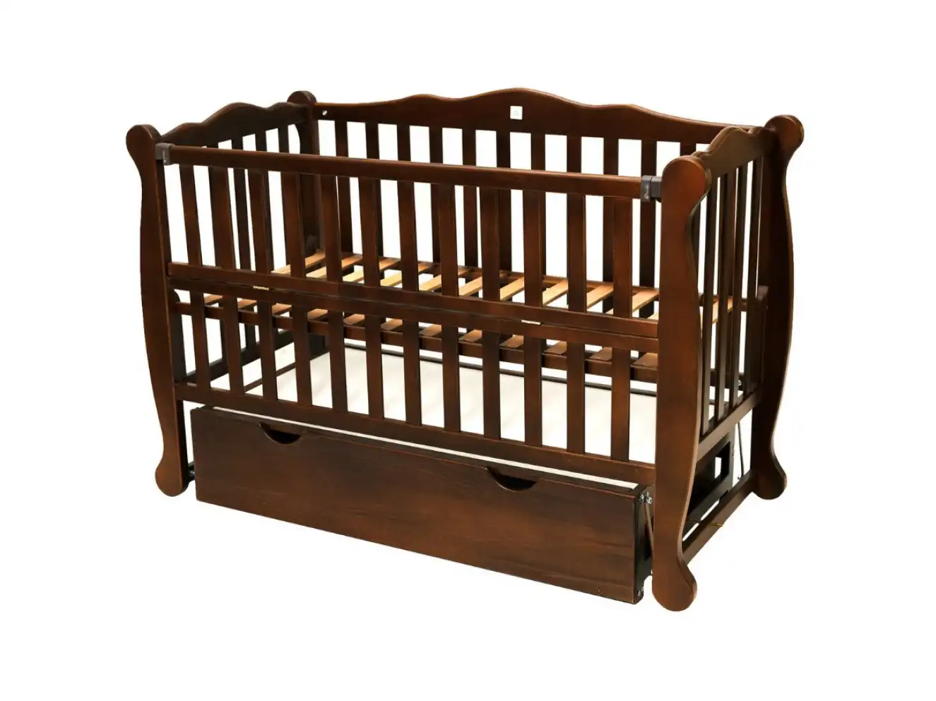 Кроватка для малышей Natali (Натали) Цвет Орех