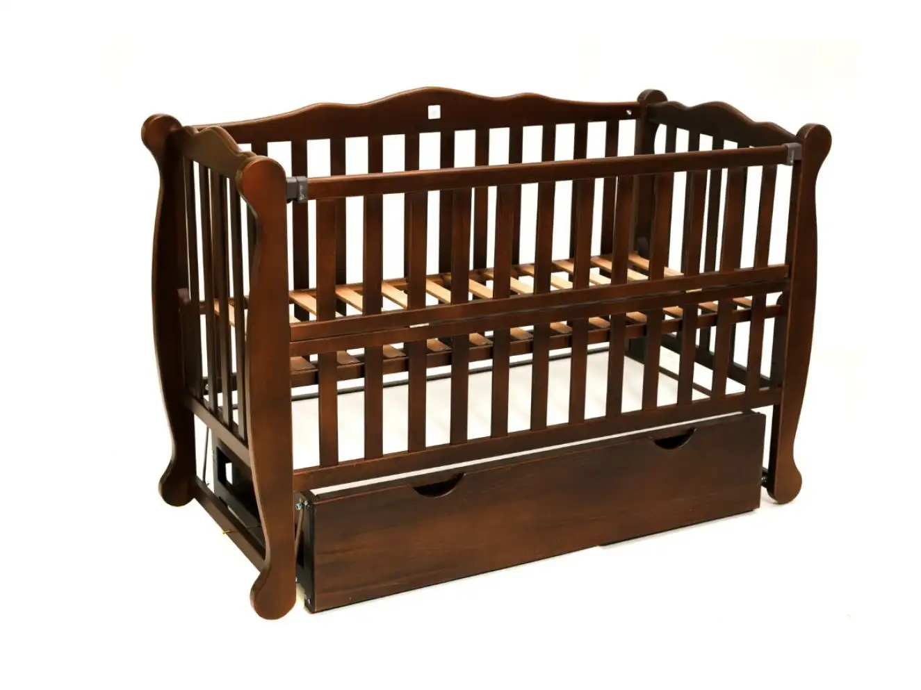 Кроватка для малышей Natali (Натали) Цвет Орех