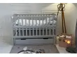 Кроватка для малышей Valeri (Валери) Цвет Серый
