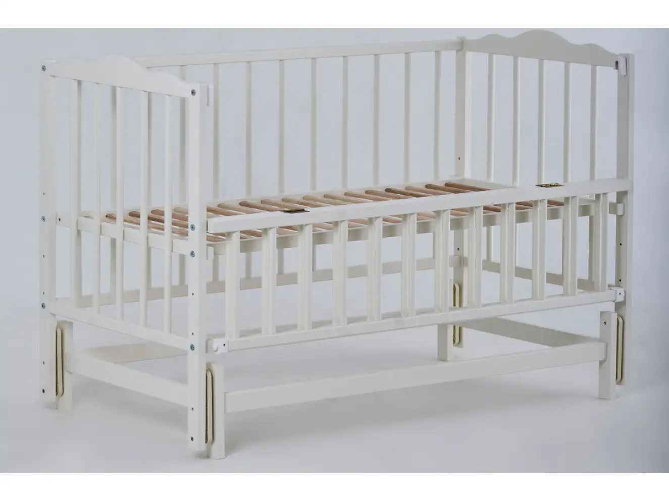 Дитяче ліжечко Ангеліна Колір Слонова Кістка