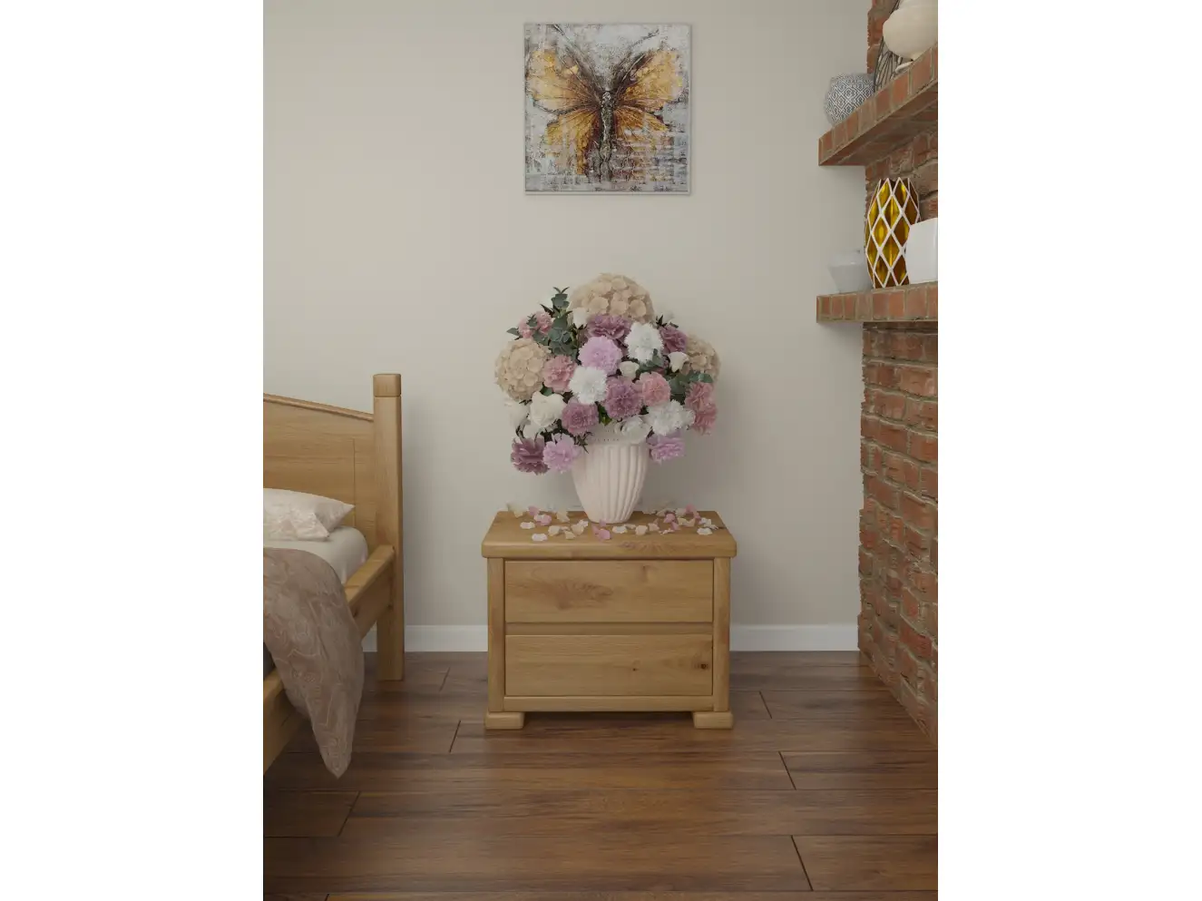 Тумба Приліжкова Тоскана Колір Тонований