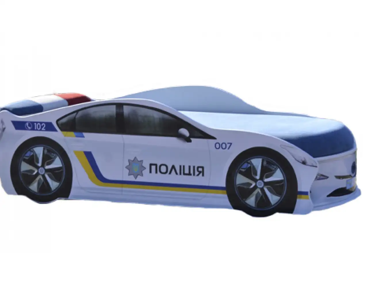 Акция Детская кровать машина Люкс Полиция / LUXE POLICE + акция за 1грн