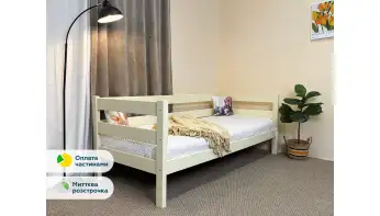 Детская кровать с бортиком Монтана (бук) Цвет RAL