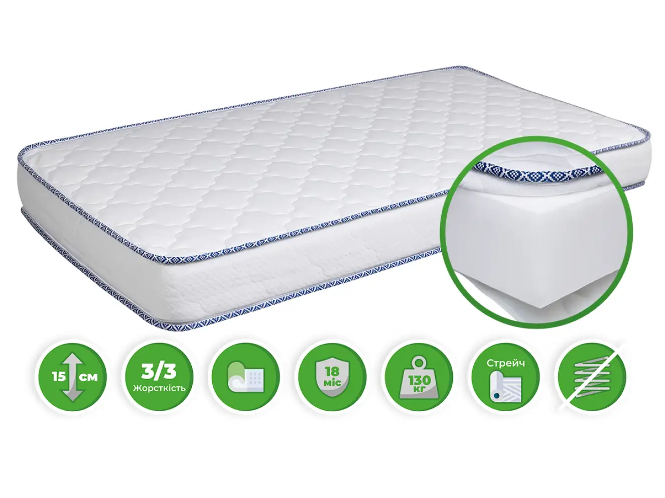 Матрац Скай / SKY Безпружинний