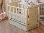Кроватка детская Умка Цвет Серый