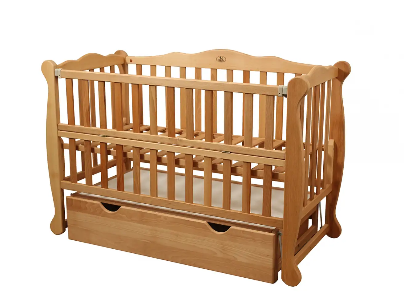 Ліжечко для малюків Natali (Наталі) Колір Натуральний