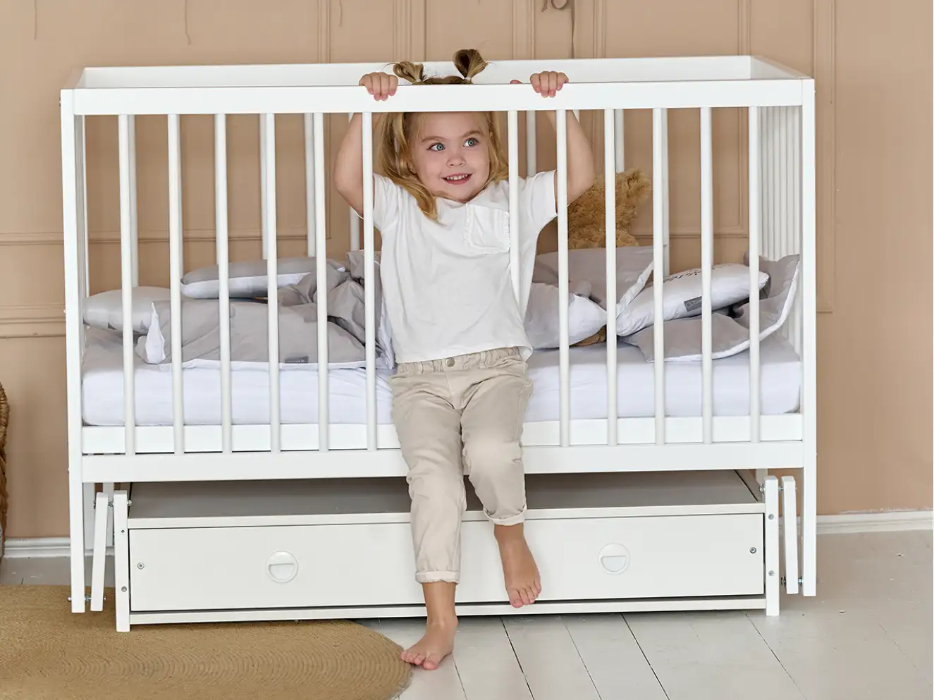 Кроватка детская Сказка Цвет Белый