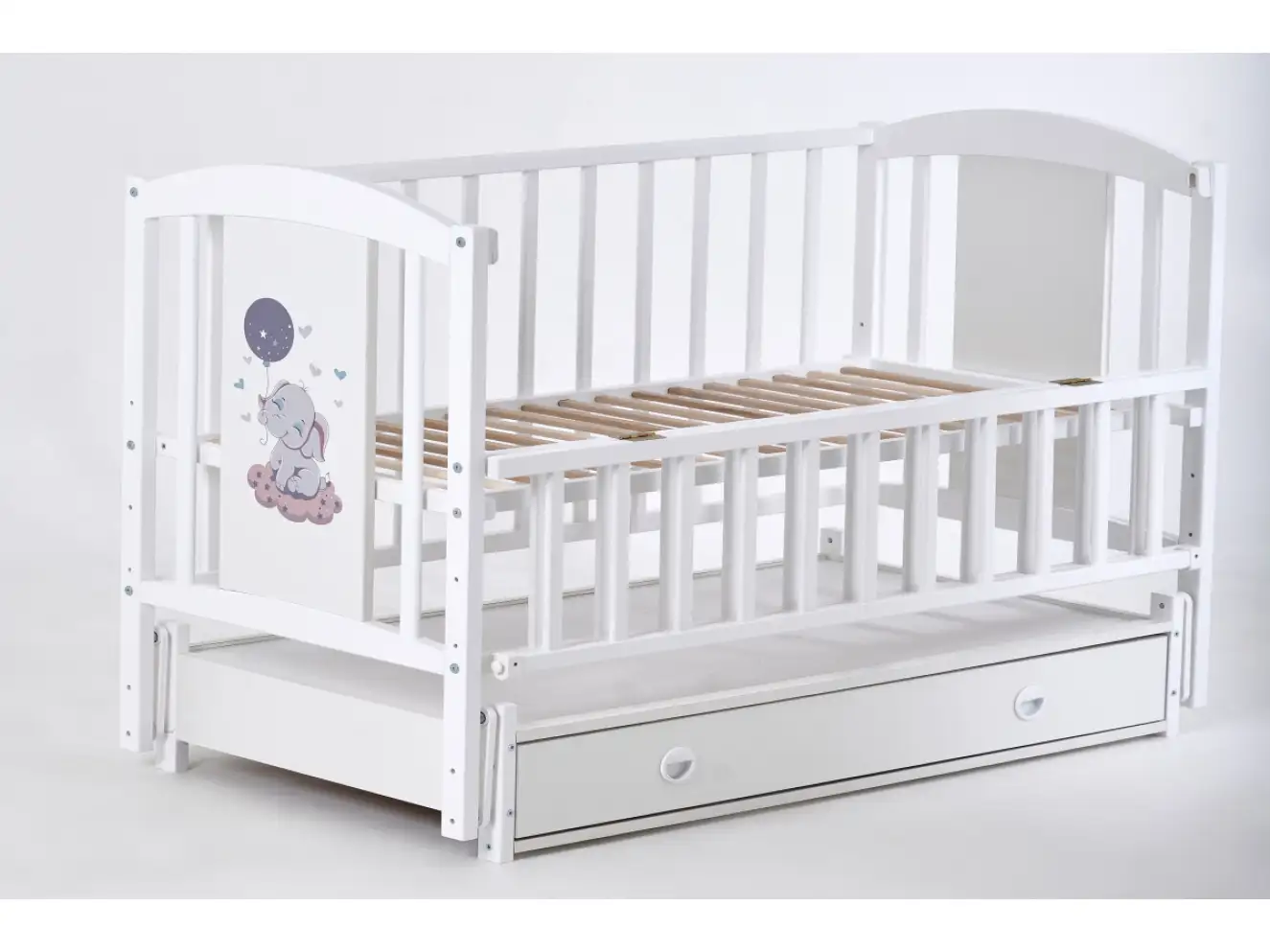 Дитяче ліжечко Лілі Колір Білий