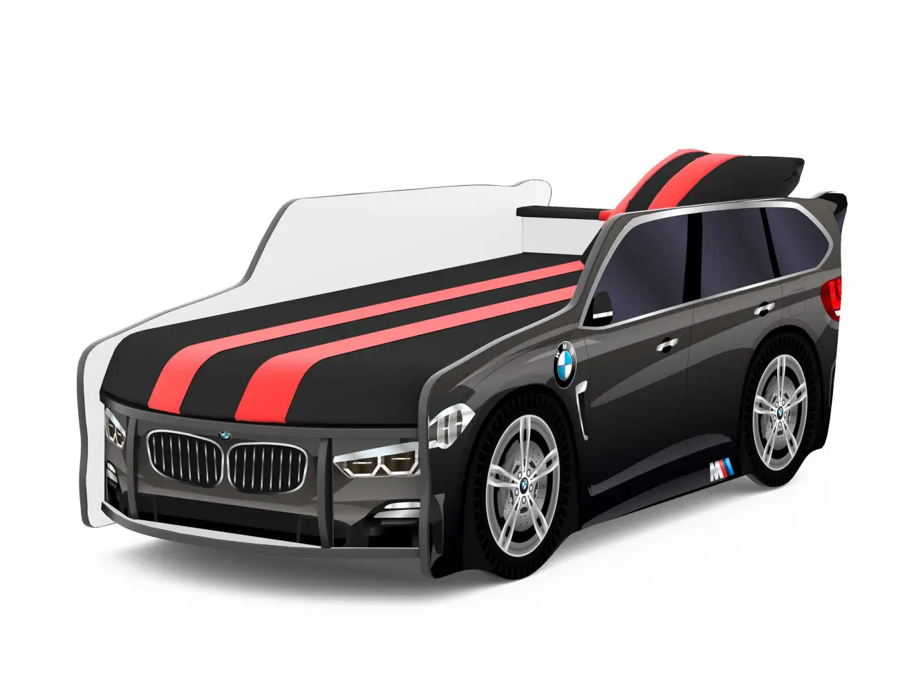 Акція Ліжко машина Преміум БМВ колір чорний + акція за 1грн