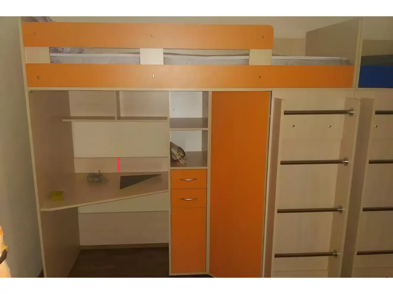 Ліжко Горище Мірабель з шафою та столом Ліжко Горище Мірабель з шафою та столом