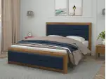 Ліжко з м`яким узголів`ям Барселона Люкс Колір Тонований