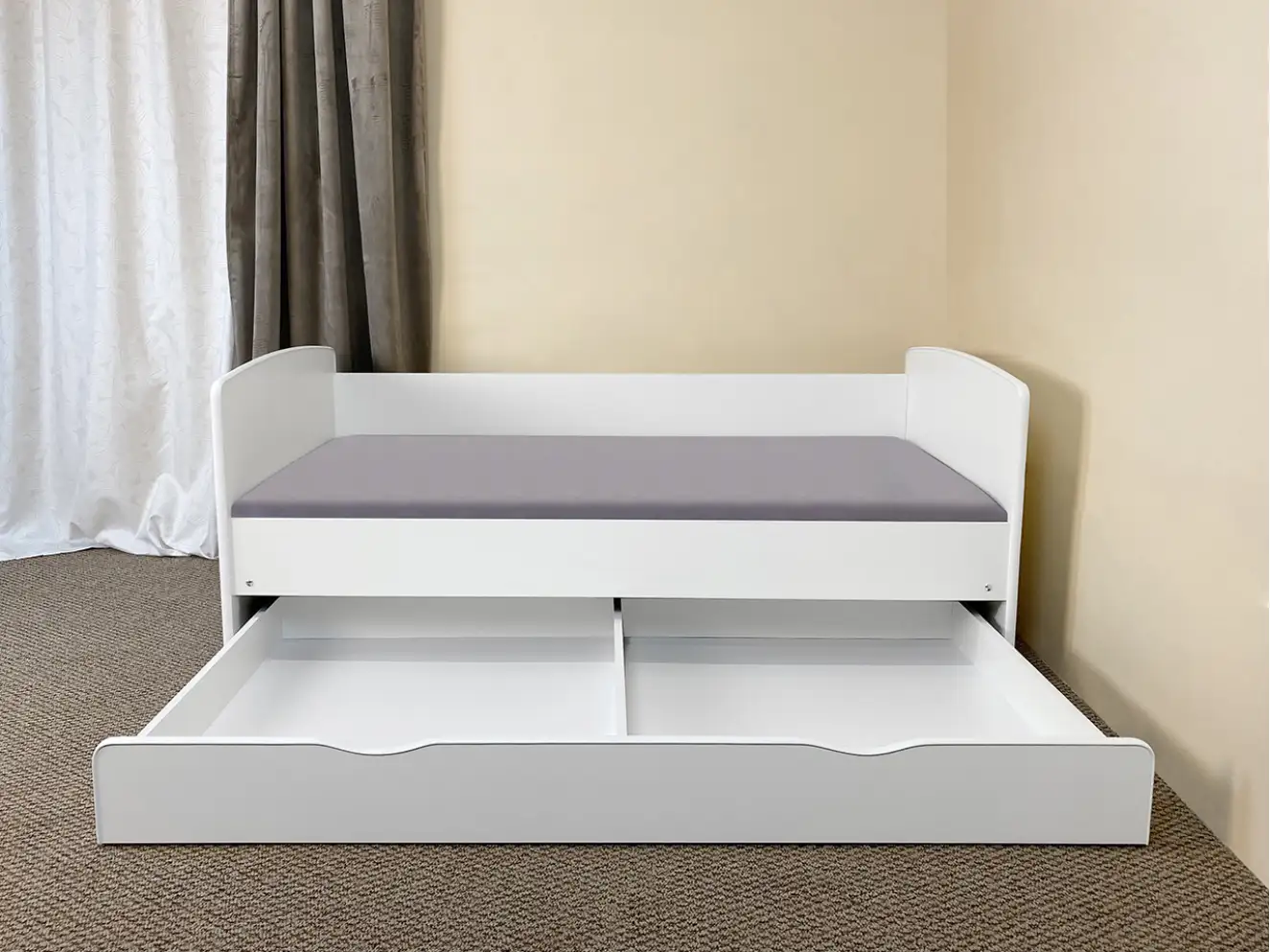 Детская кровать с матрасом Альф + акция бортик в подарок