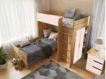 Ліжко Горище №3 / Bedroom 3 Колір Тахо