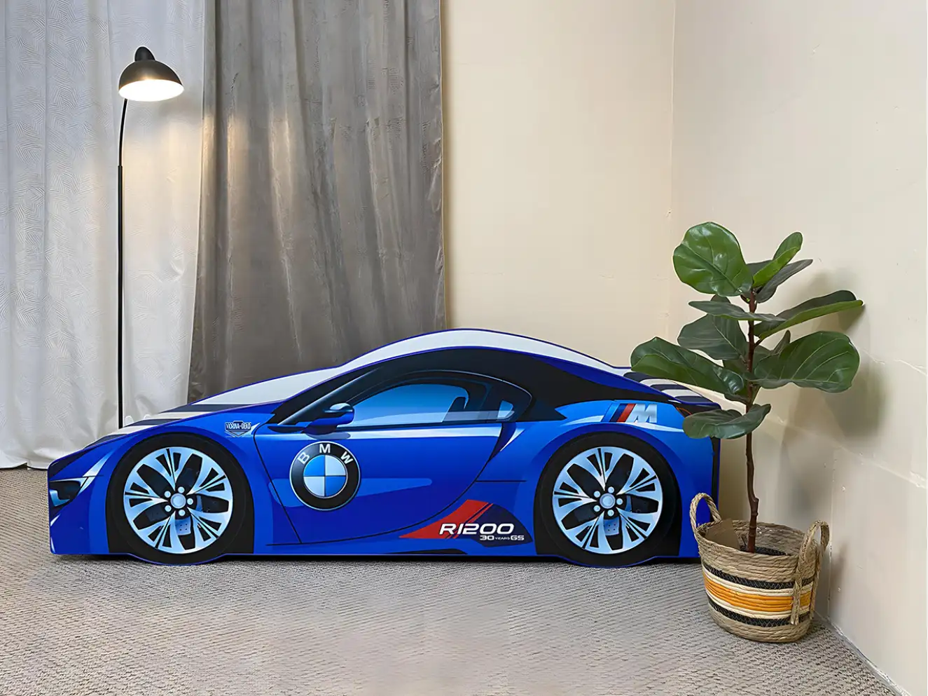 Акція Ліжко машина Еліт БМВ Колір Синій + акція за 1грн Акція Ліжко машина Еліт БМВ Колір Синій + акція за 1грн