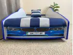 Акція Ліжко машина Еліт БМВ Колір Синій + акція за 1грн
