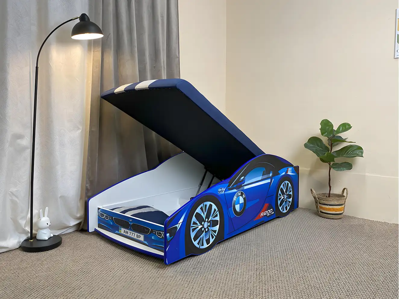 Акція Ліжко машина Еліт БМВ Колір Синій + акція за 1грн Акція Ліжко машина Еліт БМВ Колір Синій + акція за 1грн