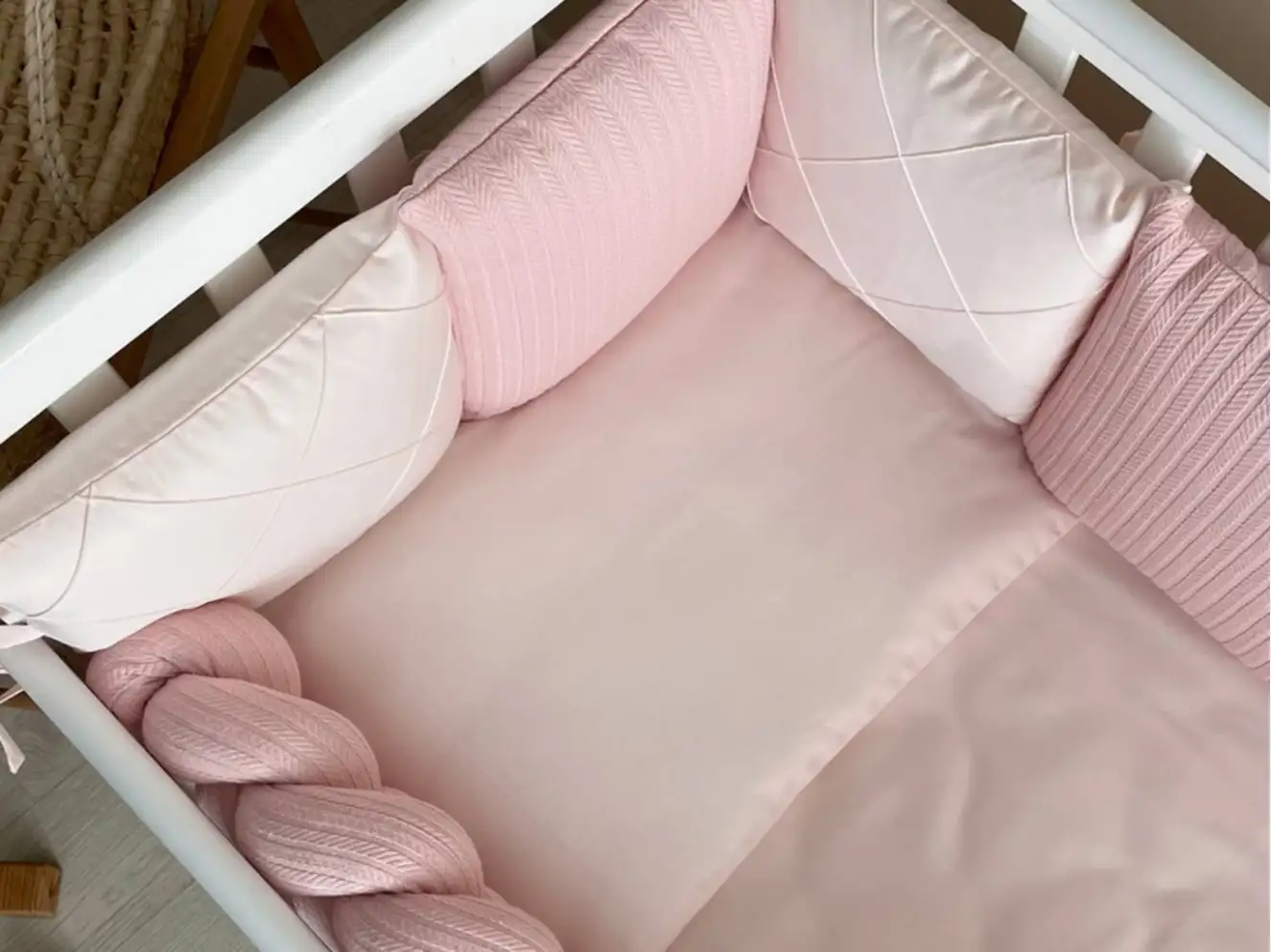 Комплект постельного белья DreamLand пудра 