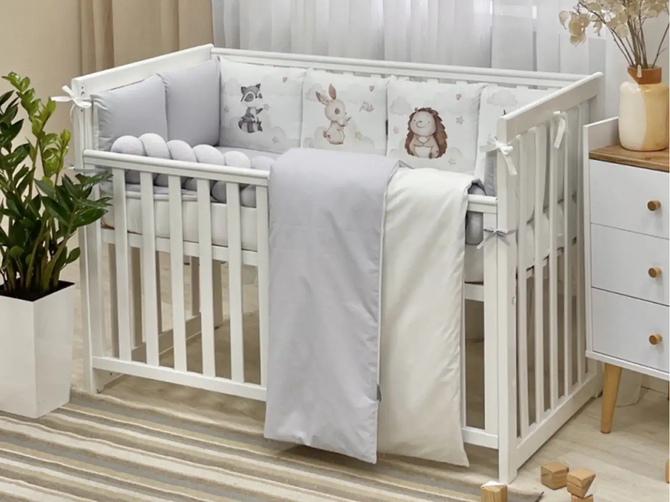 Комплект постільної білизни Арт Дизайн Friends сірий