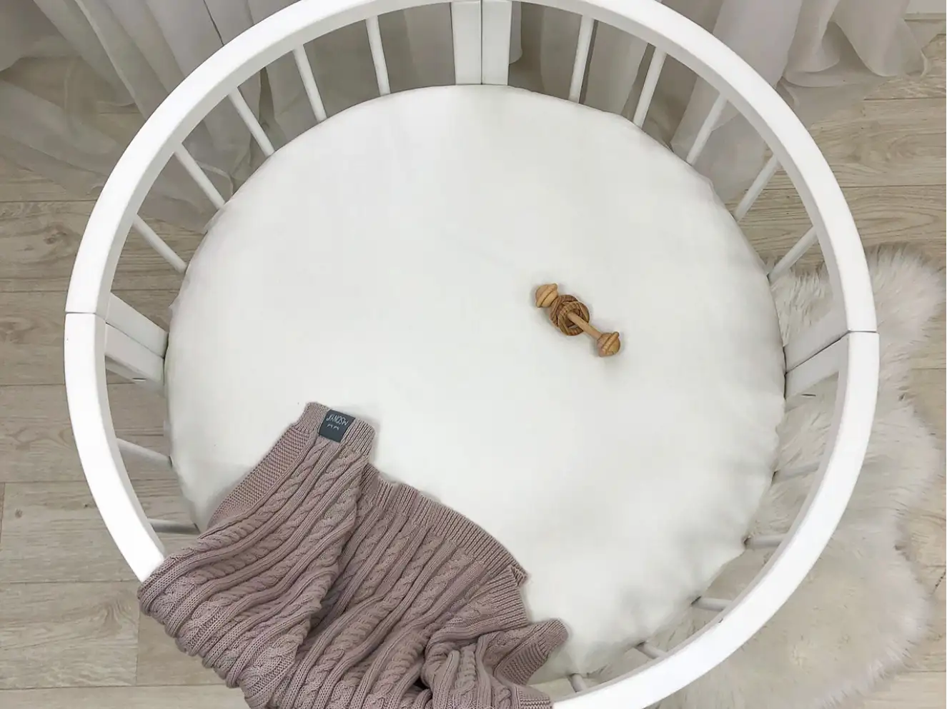 Простынь детская Белая