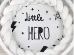 Простынь детская с печатью Litlle hero