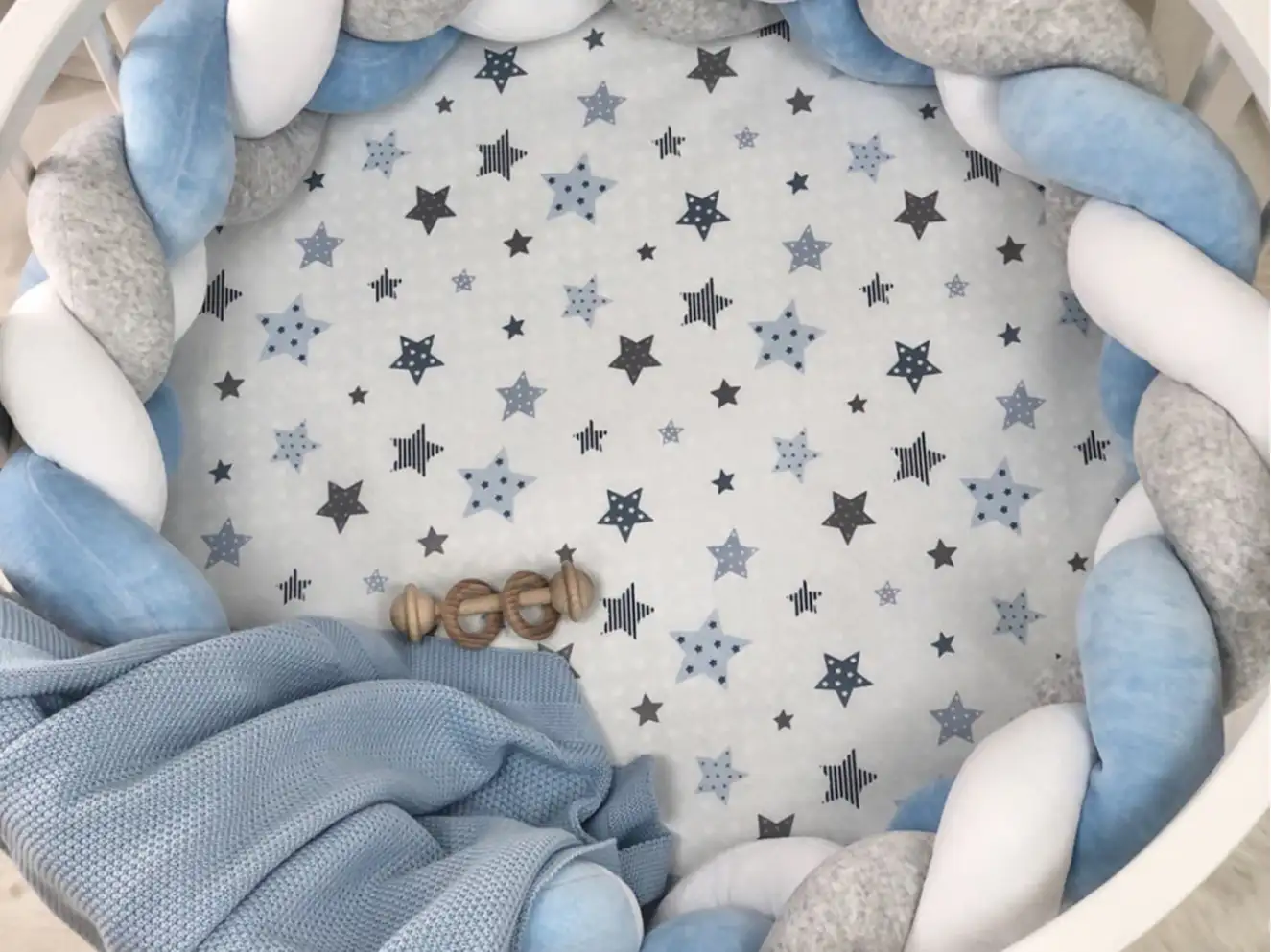 Простынь детская Старс голубой Простынь детская Старс голубой