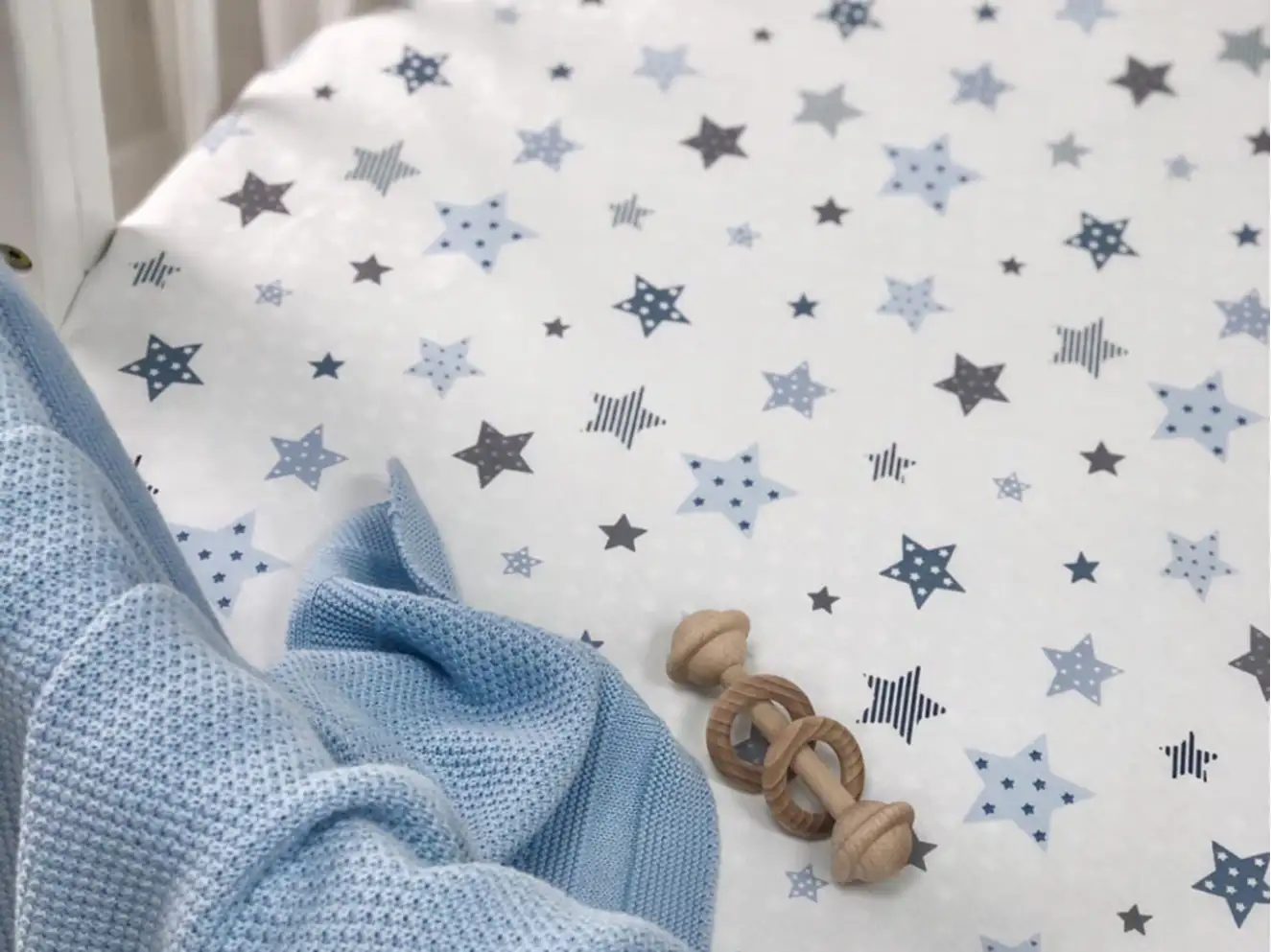 Простынь детская Старс голубой Простынь детская Старс голубой