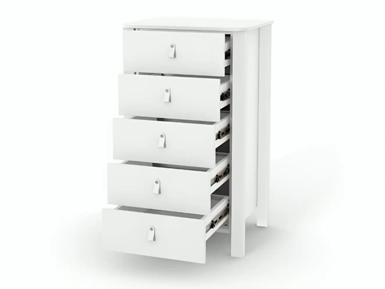 Комод Верес Монако высокий 600 цвет белый