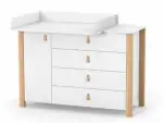 Комод Верес Монако 1200 колір біло-буковий