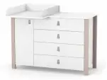 Комод Верес Монако 1200 колір капучино-білий