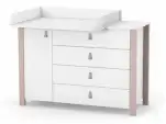 Комод Верес Монако 1200 колір капучино-білий