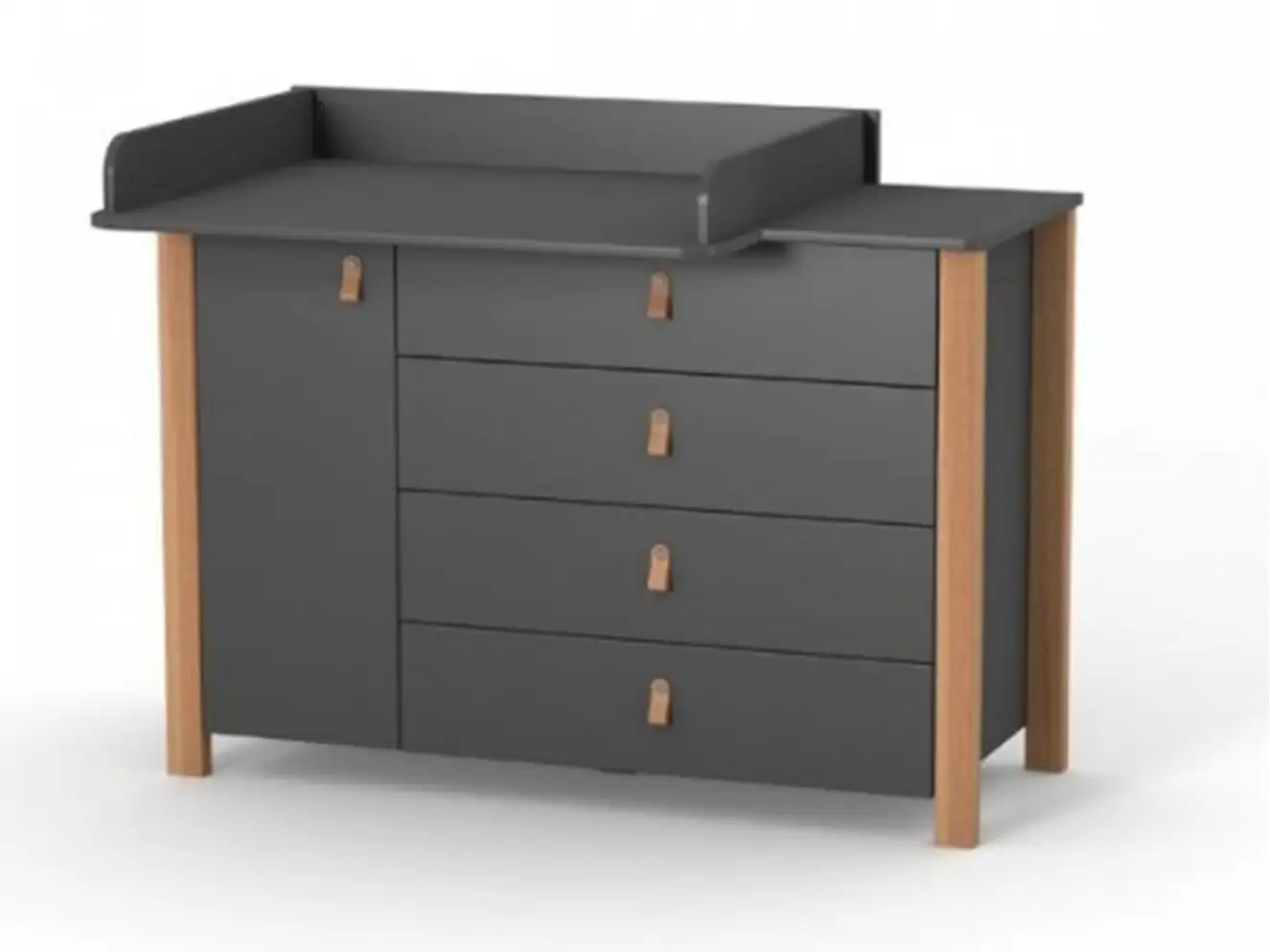 Комод Верес Монако 1200 цвет темно-серый