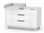 Комод Верес Манхеттен 1200 (біло-сірий)