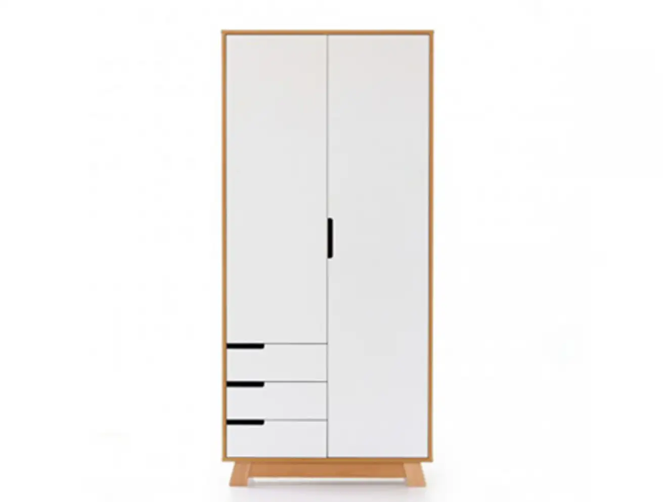 Шкаф Верес Манхэттен 850 с ящиками (бело-буковый)