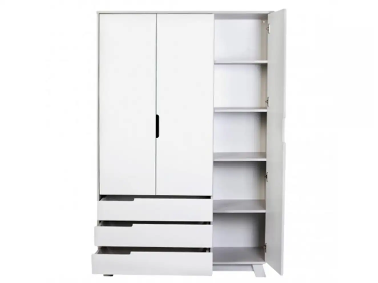 Шафа Верес Манхеттен 1200 з шухлядами (біло-сірий)