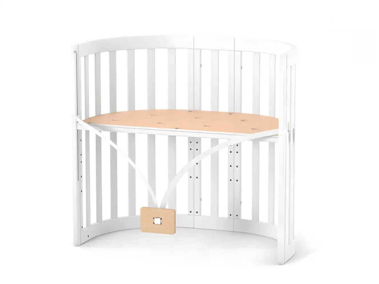 Кроватка Верес детская приставная Рим (белый)