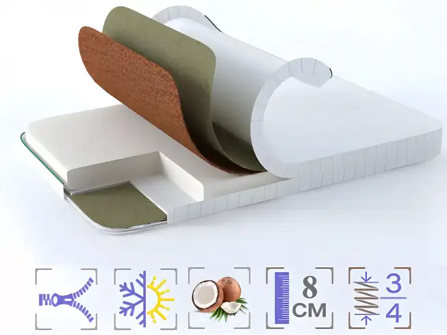 Матрас детский elMatro Kids Cocos / Эль Матро Кидс Кокос 60х120 см