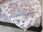 Полуторный набор постельного белья Кошечка 150x220 из Бязи Gold