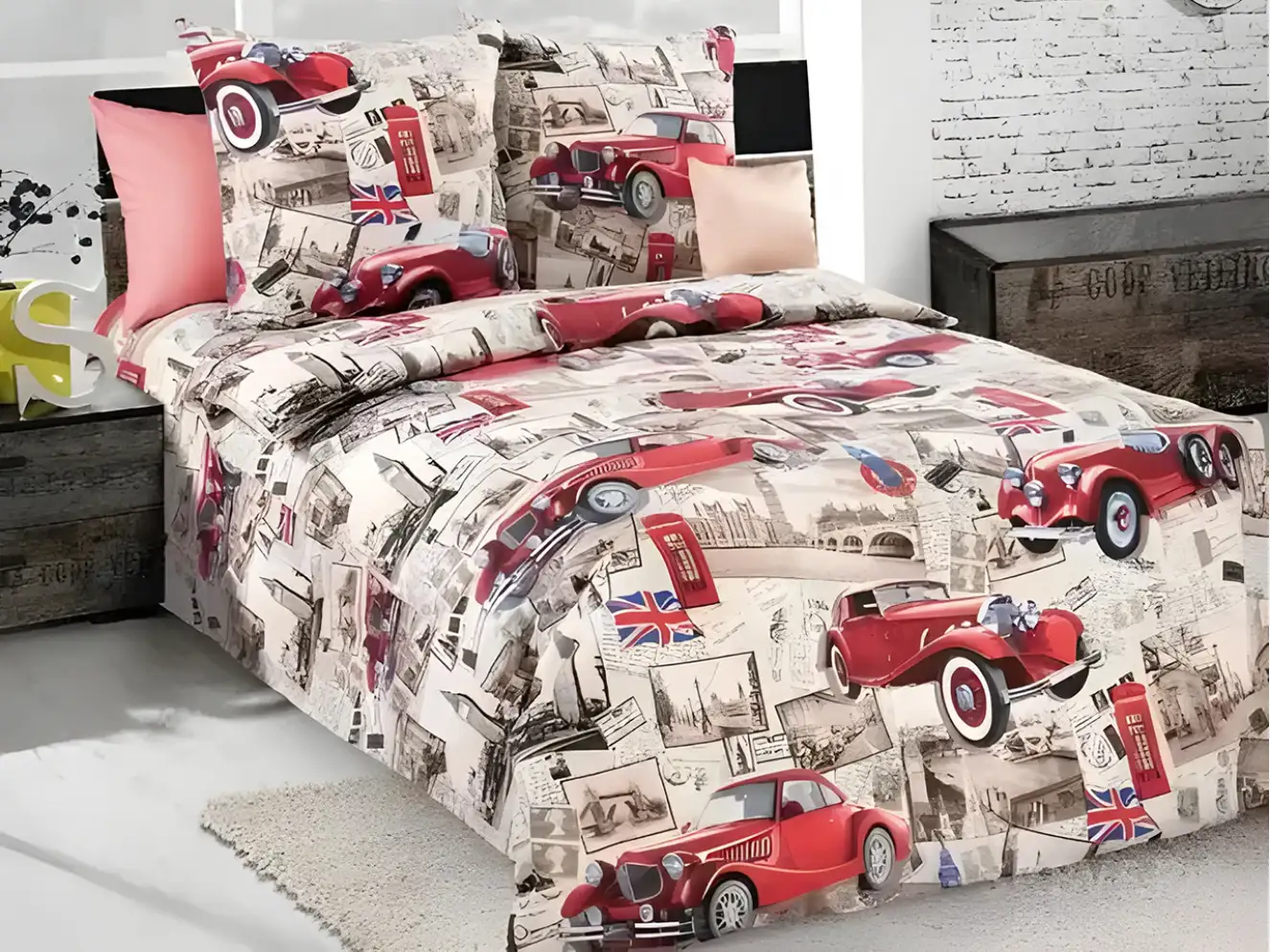 Детское постельное белье Тачки 