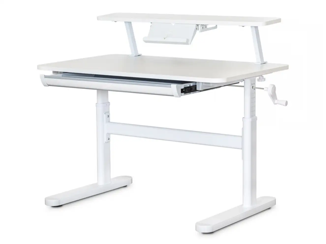 Детский стол TH-210 White с полкой