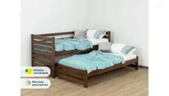 Двоярусне ліжко трансформер Сімба (бук) 