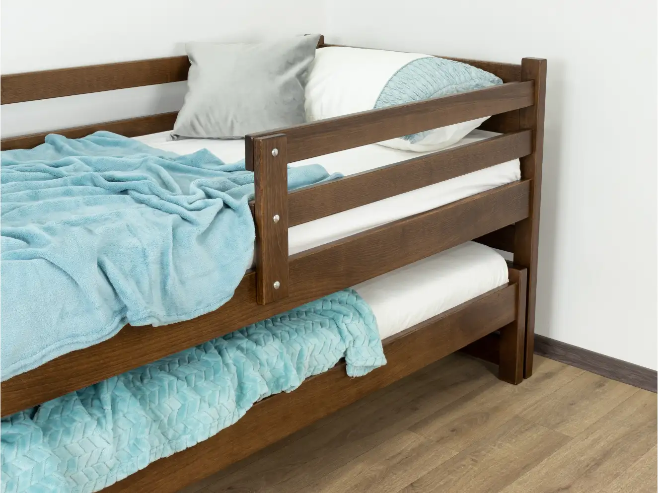 Двухъярусная кровать трансформер Симба (бук) 