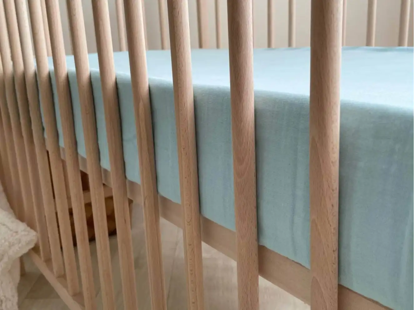 Простирадло муслін 120 х 60 (блакитний)