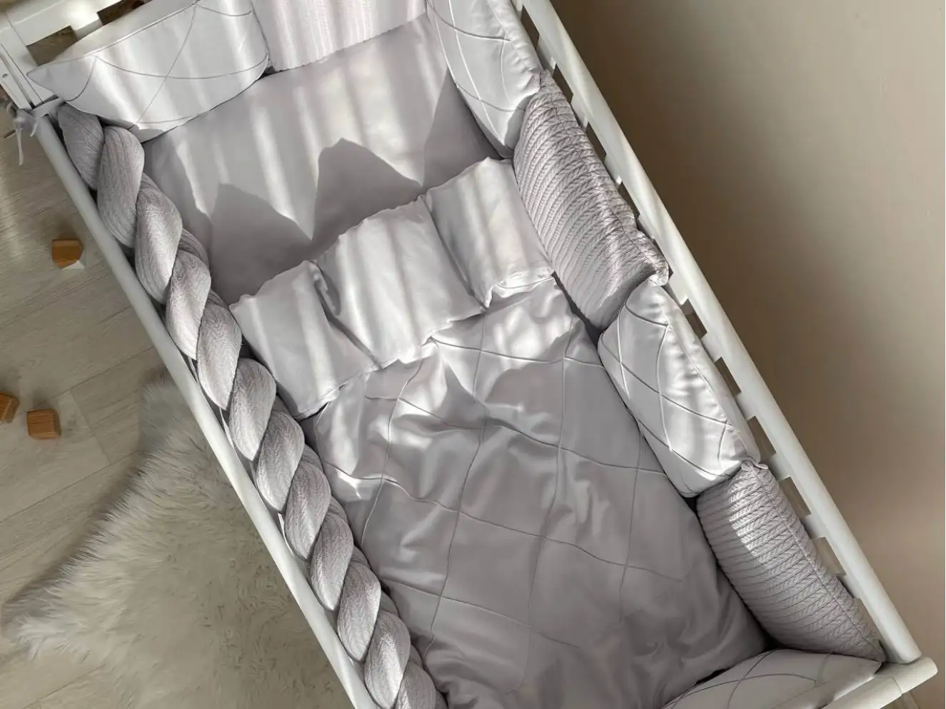 Комплект постільної білизни DreamLand сірий