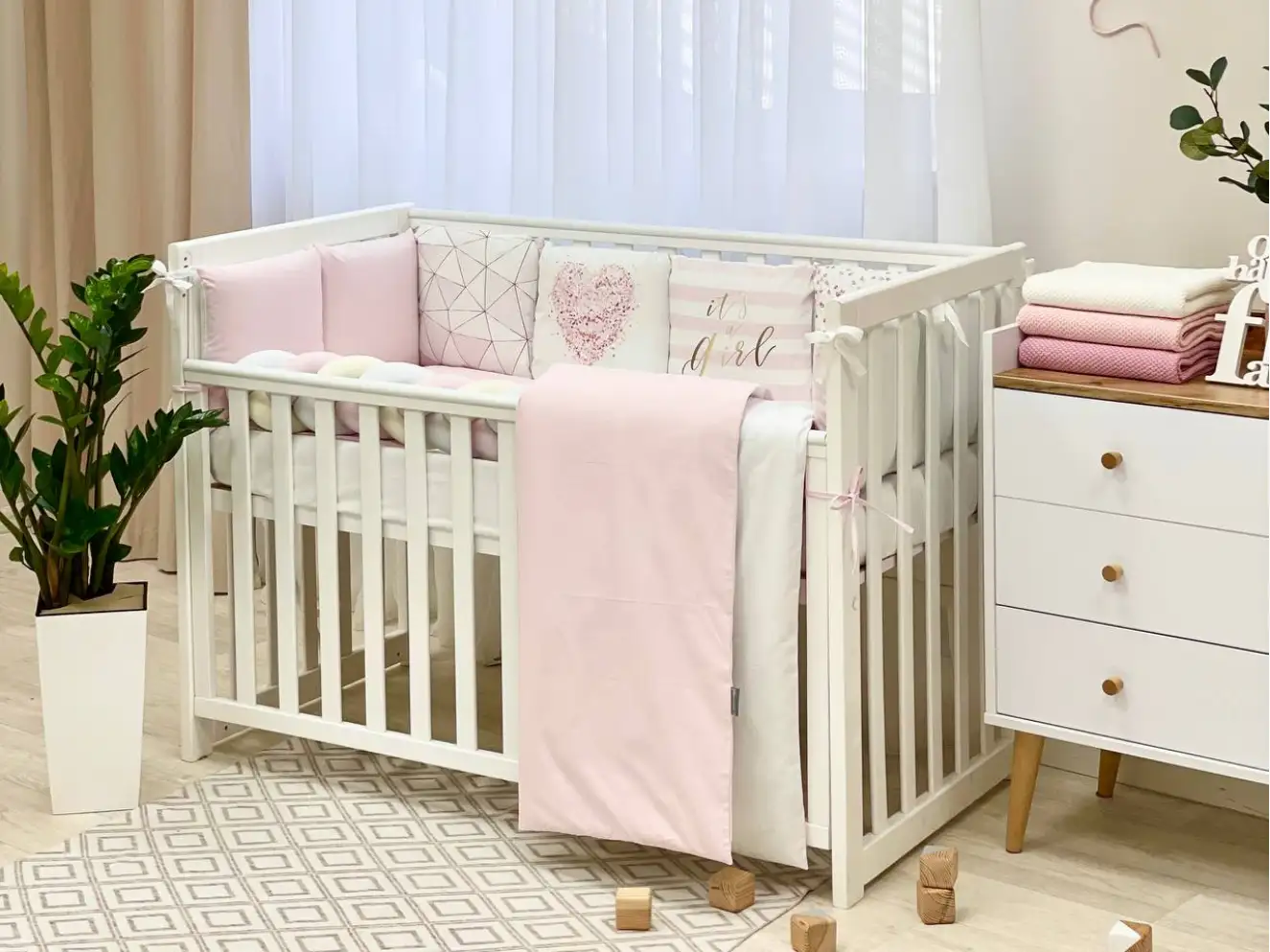 Комплект постільної білизни Арт Дизайн Геометрія рожева