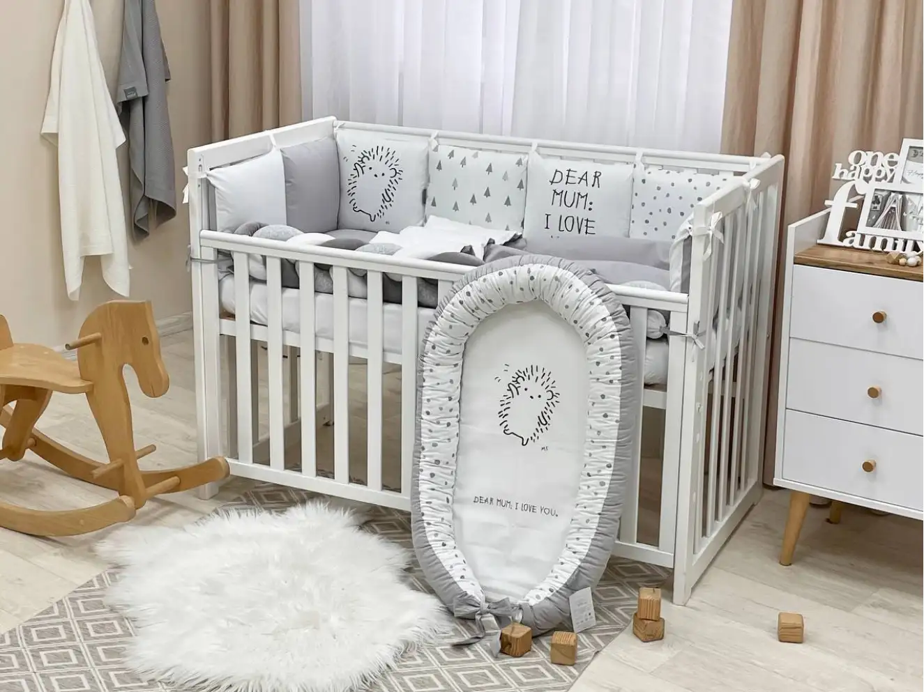 Комплект постільної білизни Арт Дизайн Їжачок (сірий)