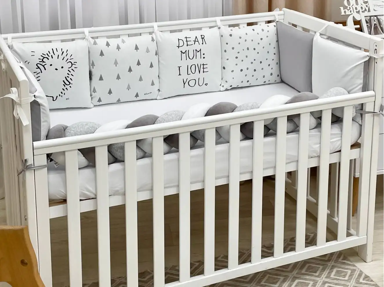 Комплект постільної білизни Арт Дизайн Їжачок (сірий)