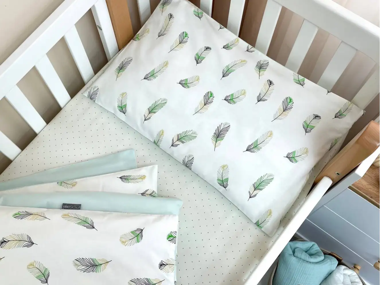 Комплект постільної білизни Baby Mix Перо м`ята