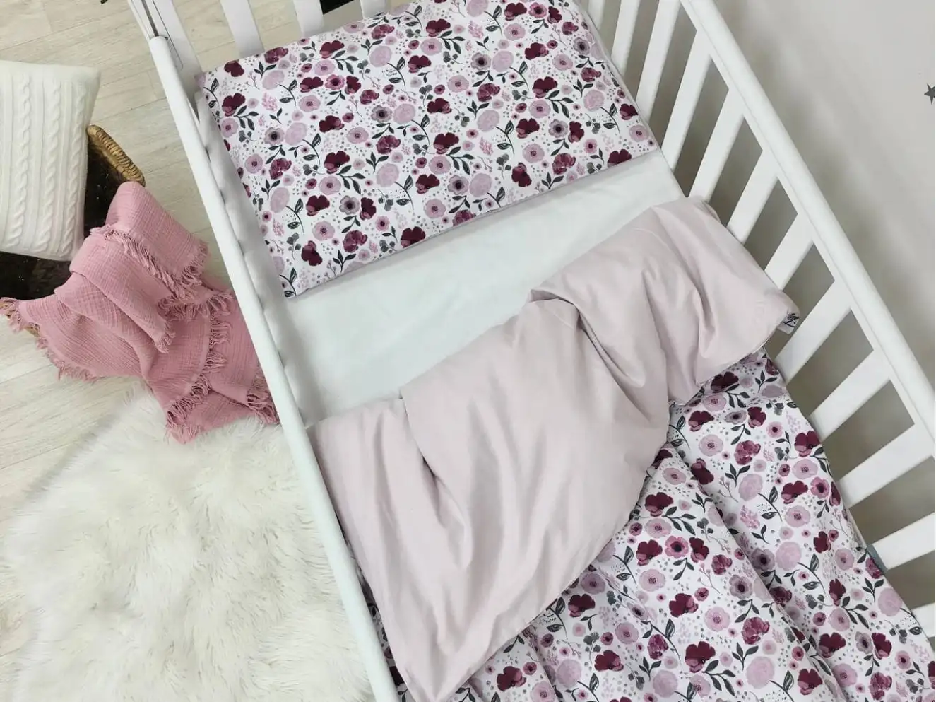 Комплект постільної білизни Baby Mix Лілові квіти