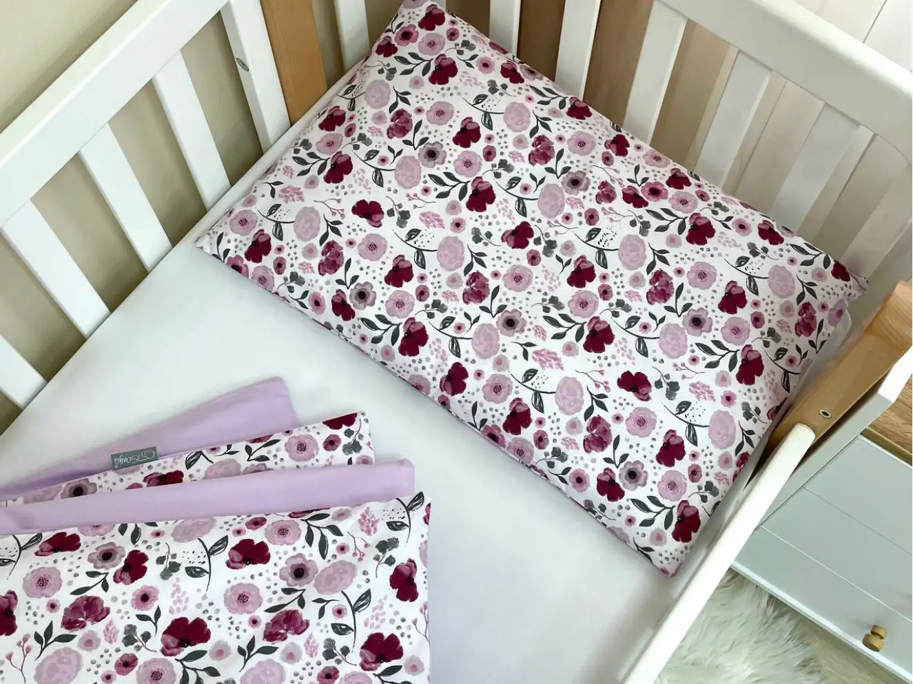 Комплект постільної білизни Baby Mix Лілові квіти